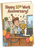 10th Work Anniversary Gift Card