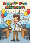 5-Year Work Anniversary Gift Card